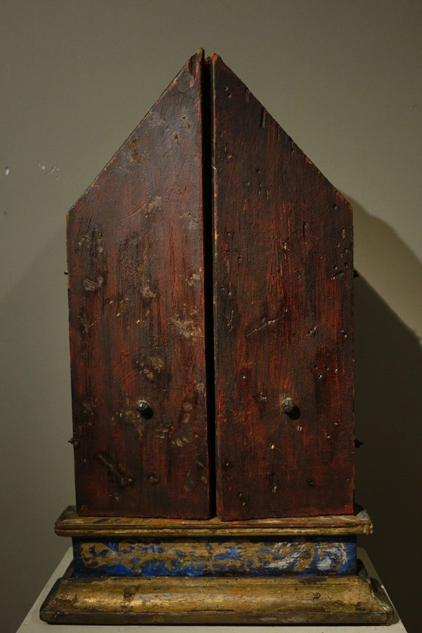 Portable altar representing the Virgin and Child, Italy, 19th century.