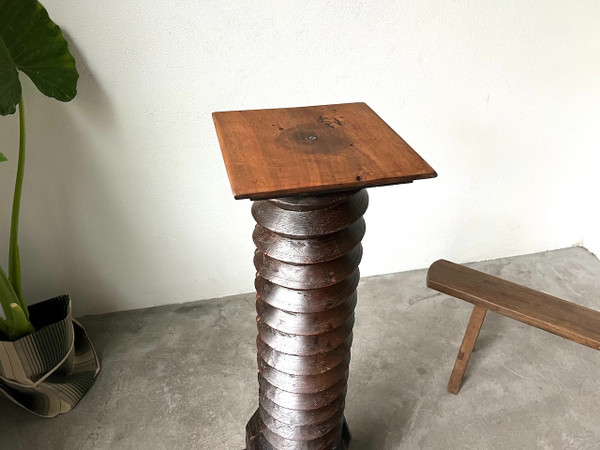 Saddle from an old wine press, circa 1900