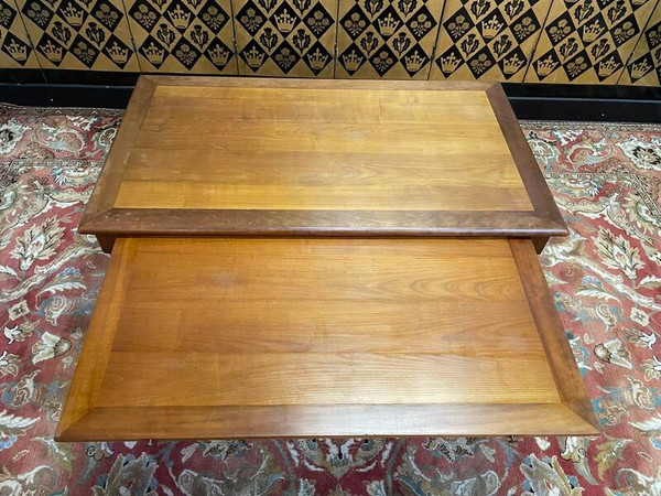 Louis Philippe style cherry wood coffee table