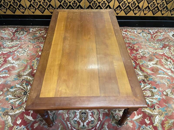 Louis Philippe style cherry wood coffee table