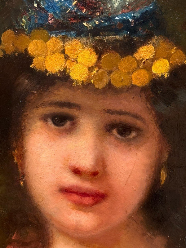 Ritratto di giovane donna orientale, 1880 circa.