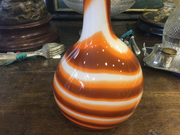 Glass vase from the 70s