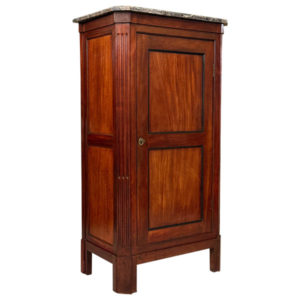 Nicolas Petit, Louis XVI Period Mahogany Armoire Stamped Circa 1780