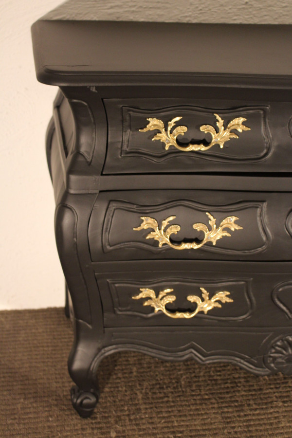 Commode Louis XV noire