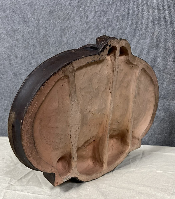 Joe DESCAMPS (1869 - 1950): Very large Art Nouveau period empty pocket circa 1900