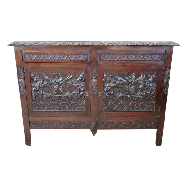 early 20th century beech sideboard 