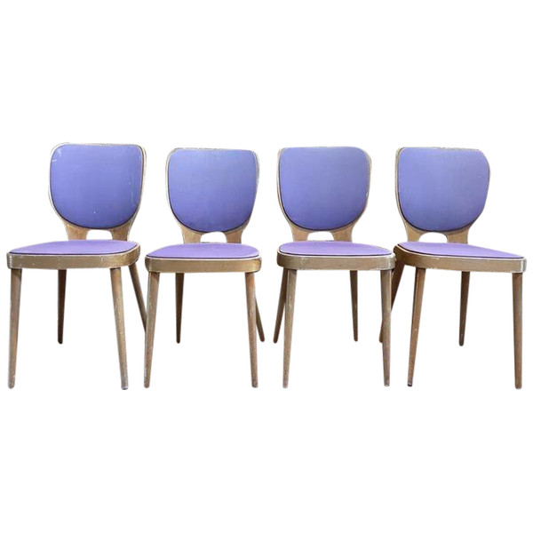 Set of 4 Baumann chairs