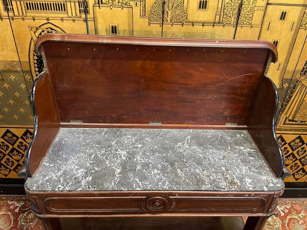 Consolle - Carrello in mogano, epoca Napoleone III