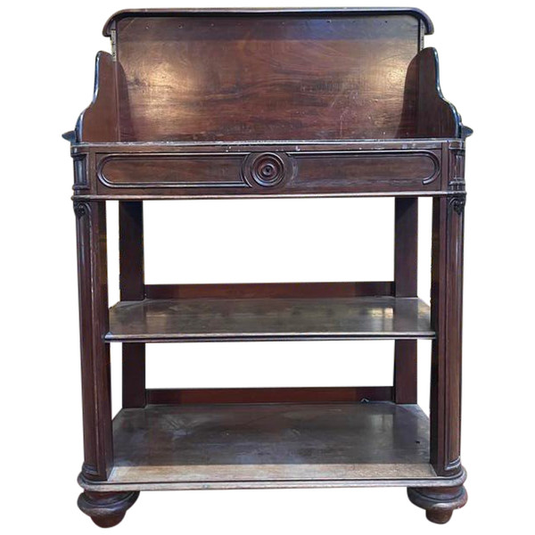 Consolle - Carrello in mogano, epoca Napoleone III