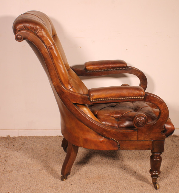 Fauteuil Chesterfield - 19° Siècle