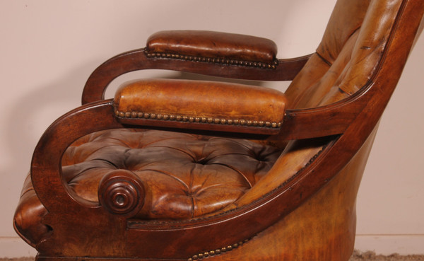 Fauteuil Chesterfield - 19° Siècle