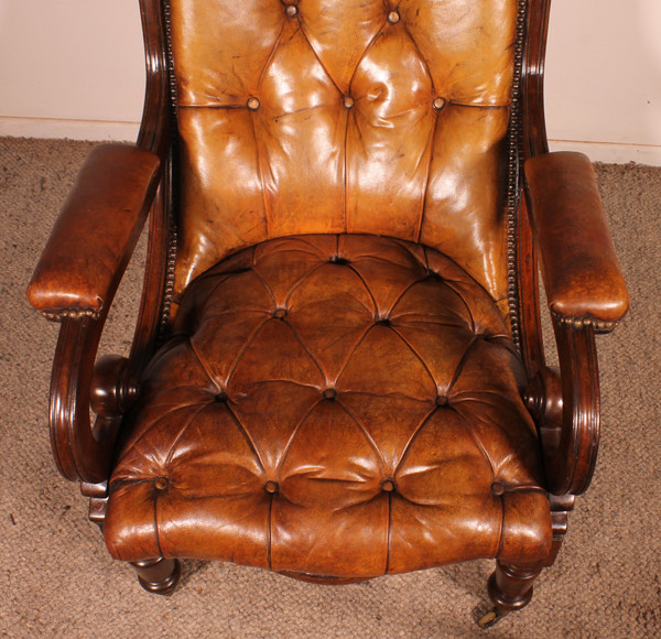 Fauteuil Chesterfield - 19° Siècle