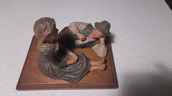 Terracotta figures by Bernard Bloch 1836-19009