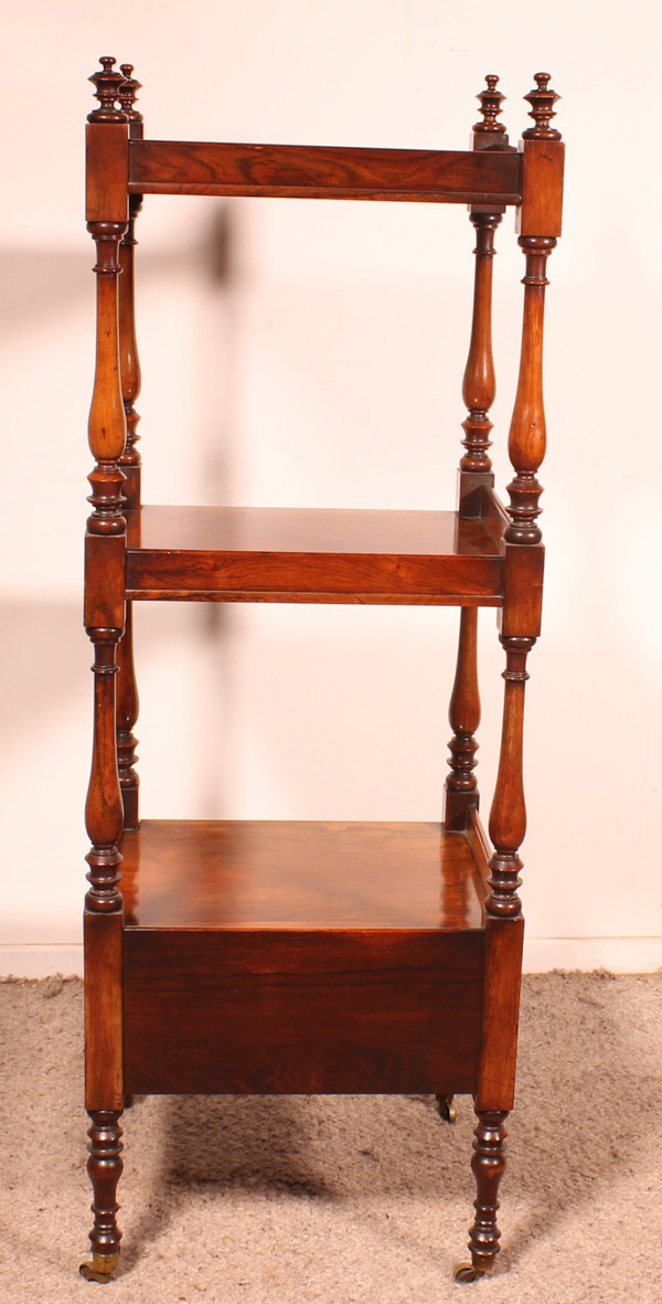 Rosewood Shelf Called Whatnot From The First Part Of The 19th Century