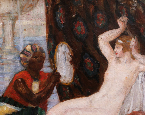 Jean André CAVERNE, The Odalisque and the Servant