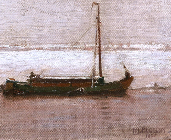 Hendrik Johannes VAN PIGGELEN, Bateau en Hollande