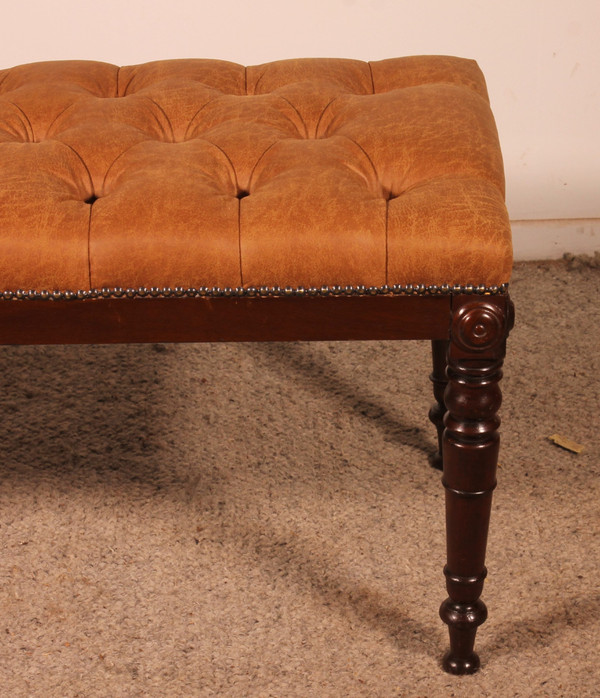 19th Century Mahogany Bench