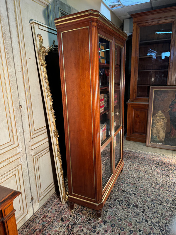 Louis XVI mahogany bookcase, early 19th century