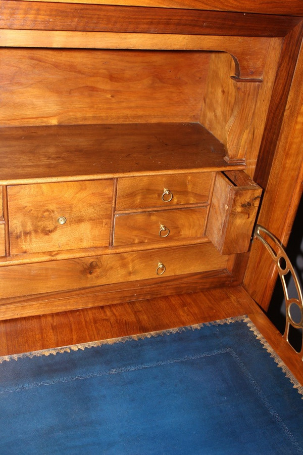 Louis Philippe Secretary in Walnut 19th Century