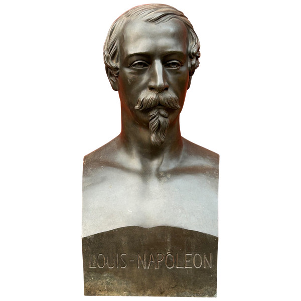 Lefevre Deumier (1812-1877) Important Hermes Portrait Bust Of Napoleon III dated 1851