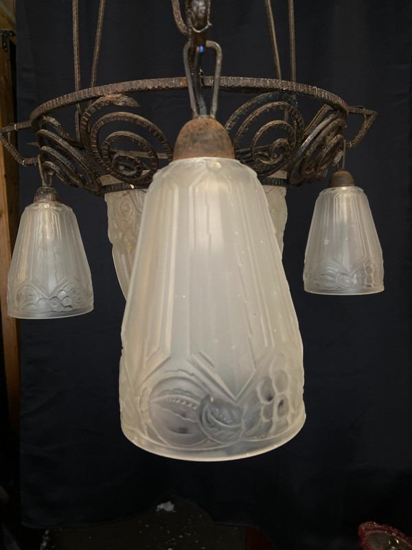 Lampadario Art Déco