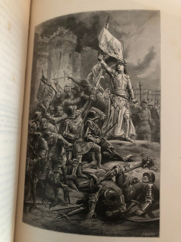 Joan of Arc by Maruis Sepet First edition Alfred Mame Tours 1885