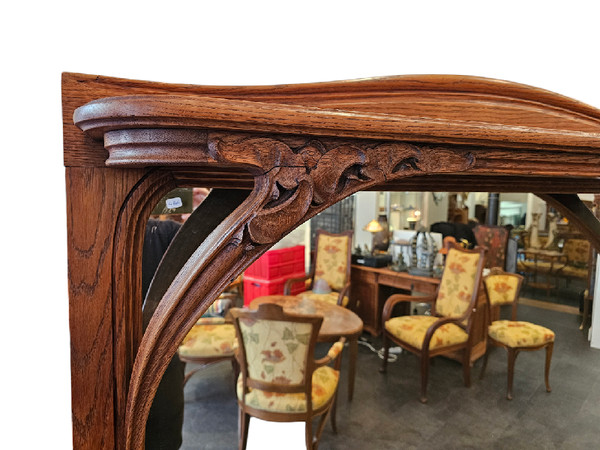 Louis Majorelle Art nouveau bench seat