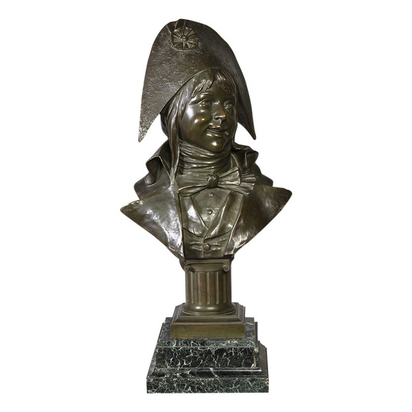 Bronze XIX ème, 69 cm, signé Alfred RICHARD 1844/1884, Révolutionnaire enfant