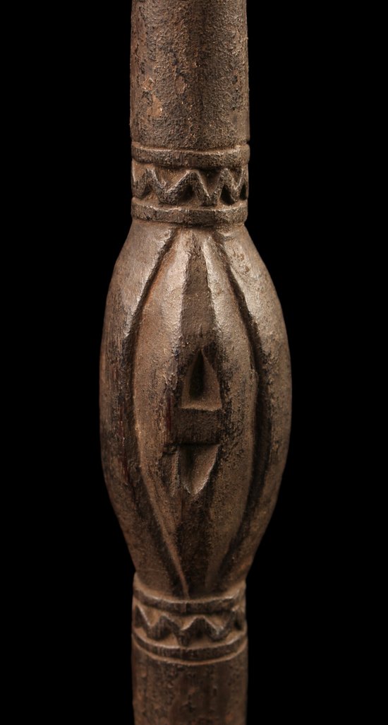 Fragment eines Paddels, Sepik-Fluss, Papua-Neuguinea, Ozeanische Kunst, Ozeanien