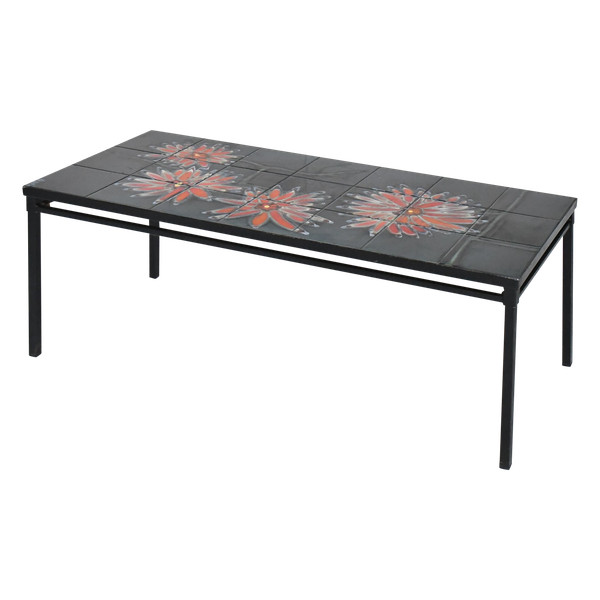 Vintage coffee table model "Les Dahlias" from the 1960s by ADRI Belgium