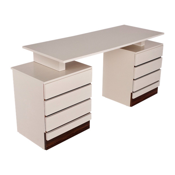 Small modernist desk or dressing table with a secret.