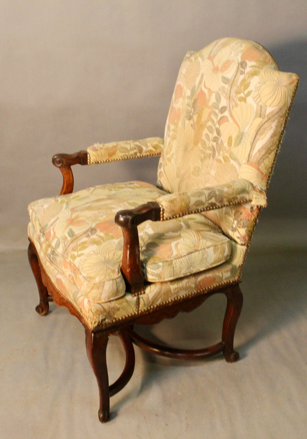 Large 18th Century Regency Flat Back Armchair