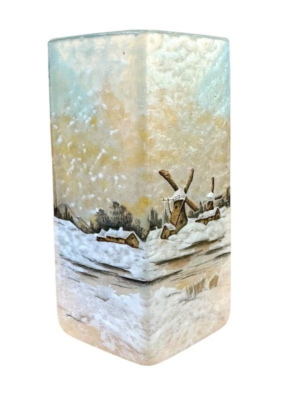 Daum Nancy Vase "Dutch Landscape"