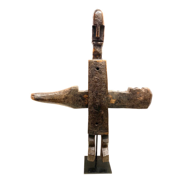 Serrure de porte anthropomorphe BAMBARA ou BAMANA du Mali