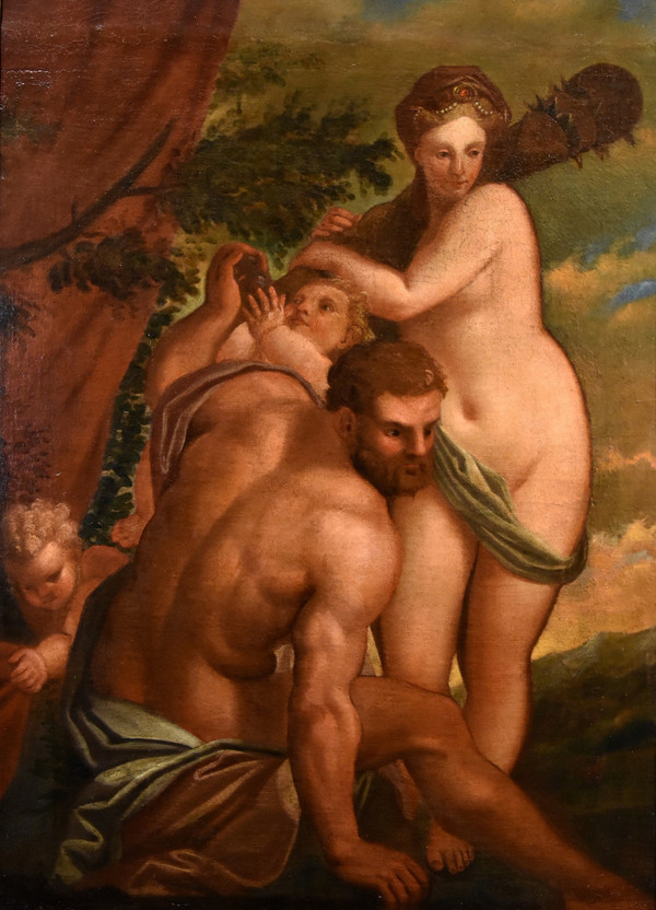 Hercules And Onphale, Alessandro Varotari, Known As Il Padovanino (padua 1588 - Venice 1649)