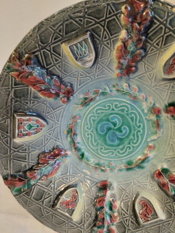 Dish - Basque Art - Kaioa - Bidart - V. 1950.