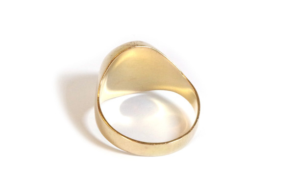 Large signet onyx ring in 18k gold, men's ring, ring for men, onyx ring, signet, Man jewelry