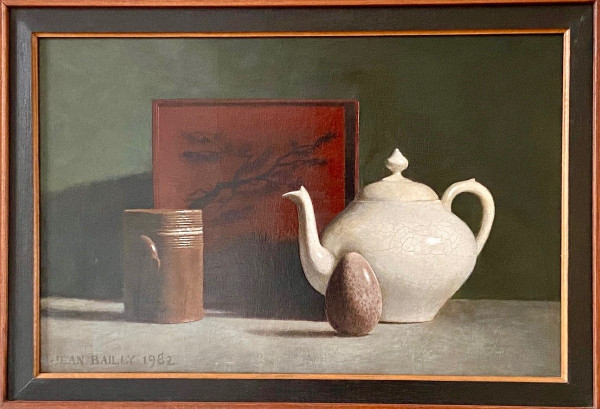 Jean Bailly (b. 1940), Nature Morte à La Théière painting.