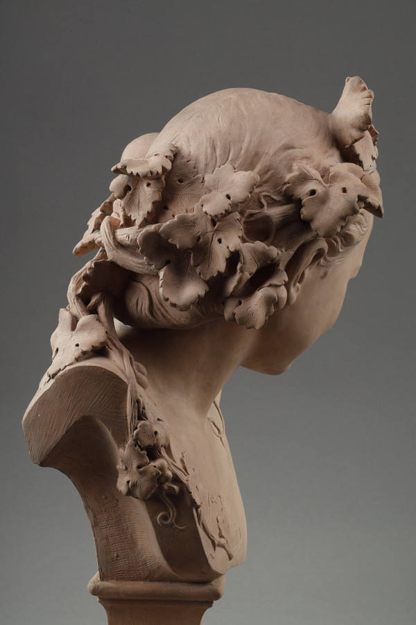 L'Espiègle ou la rieuse aux pampres de vignes di Jean Baptiste CARPEAUX