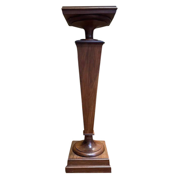 Solid walnut presentation stand