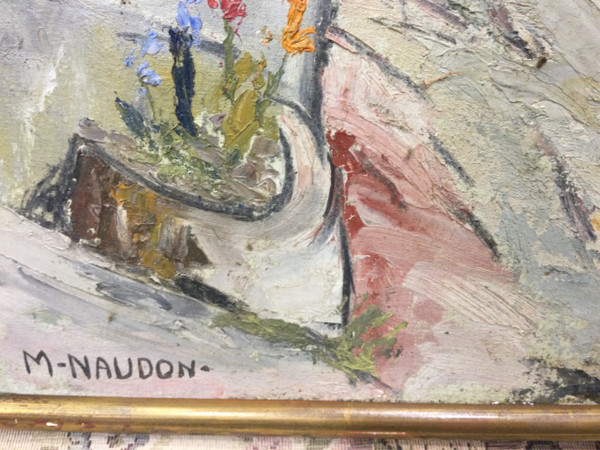 Painting signed M.NAUDON