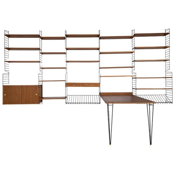 Système String par Nisse Strinning pour String Design AB, Suède années 60