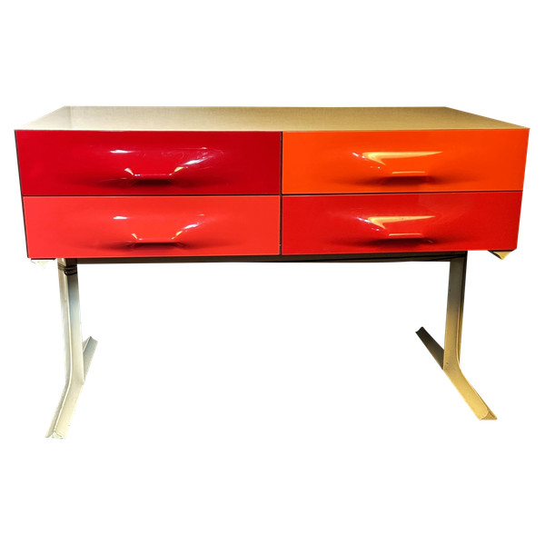 df2000 chest of drawers serving trolley Dounbisky edition by Raymond Loewy