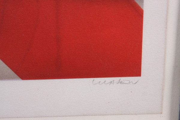 Lithographie Peter Klasen, signée au crayon par l’artiste et 11/90 