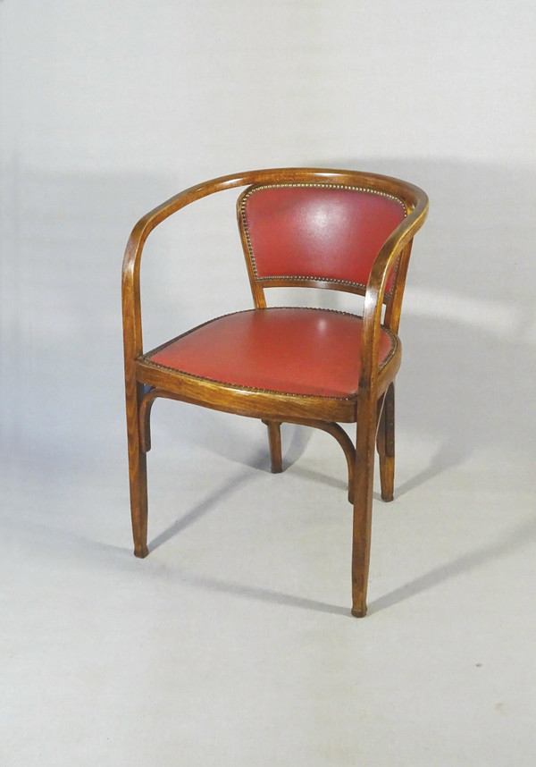 Fauteuil de bureau N°715 de Siegel par Horgen-Glarus.Ca. 1925 No Thonet