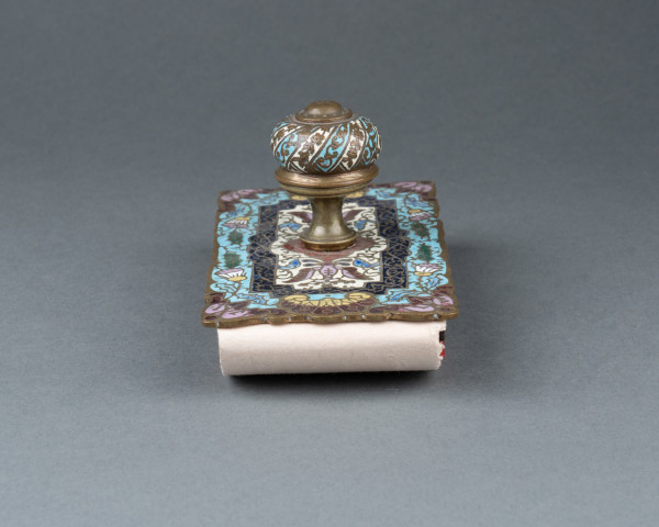 Cloisonné Enamel Desk Set, 19th Century