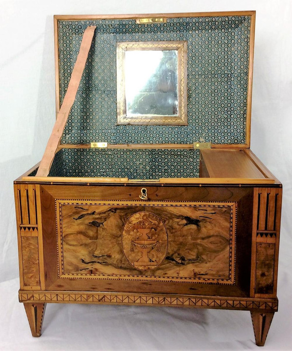 25\\? DISCOUNT UNTIL 30.11 - Fruitwood Marquetry Box, 18th Century