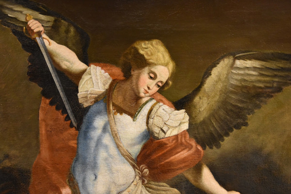 Saint Michael Archangel, Guido Reni (bologna 1575 - 1642) Workshop Of