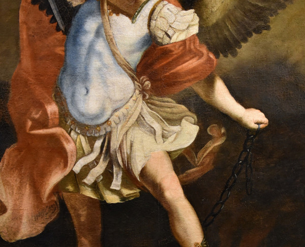 Saint Michael Archangel, Guido Reni (bologna 1575 - 1642) Workshop Of