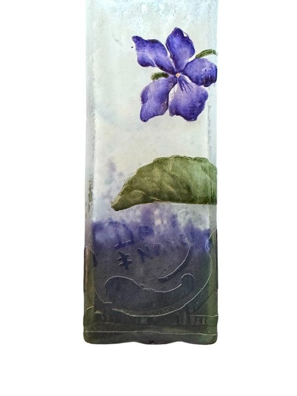 Daum Nancy Vase Art Nouveau "Violettes"